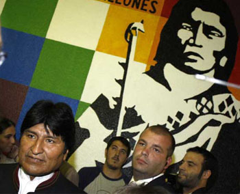 Presidente boliviano en Madrid
