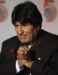 Evo Morales. Presidente boliviano
