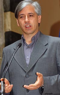 Vicepresidente boliviano Alvaro García Linera