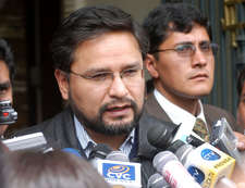 Alfredo Rada, ministro de Gobierno boliviano declaró el Río de Janeiro (ABI)