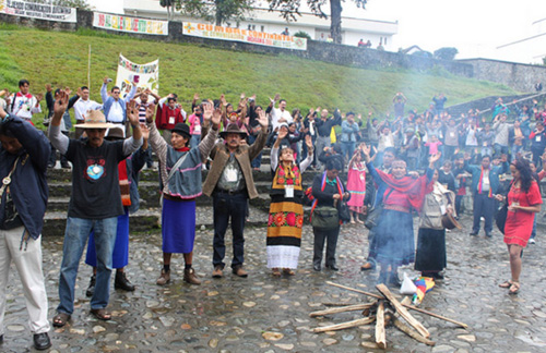 Cumbre de Comunicación Indígena. foto: CONAIE