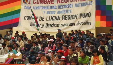 Cumbre foto: Cumbre Continental Indigena/