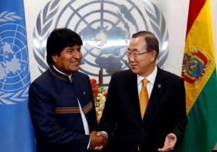 Ban Ki-moon en Bolivia