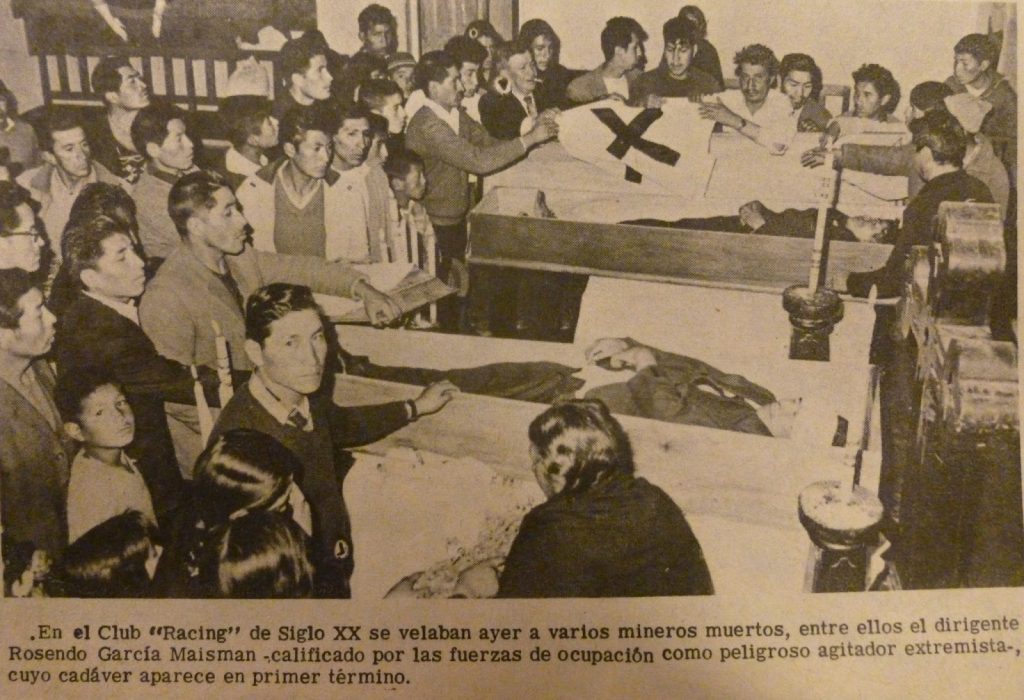   Los velatorios. Diario Presencia, de junio de 1967.