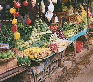 mercado de verduras
