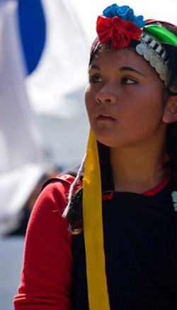 Mujer mapuche. Foto: internet